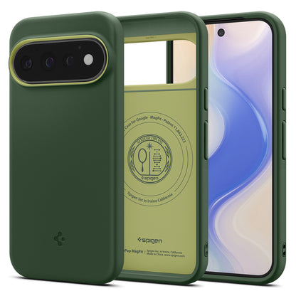 Husa MagSafe pentru Google Pixel 11 Pro, Spigen, Caseology Nano Pop, Verde ACS11436