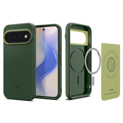 Husa MagSafe pentru Google Pixel 11 Pro, Spigen, Caseology Nano Pop, Verde ACS11436