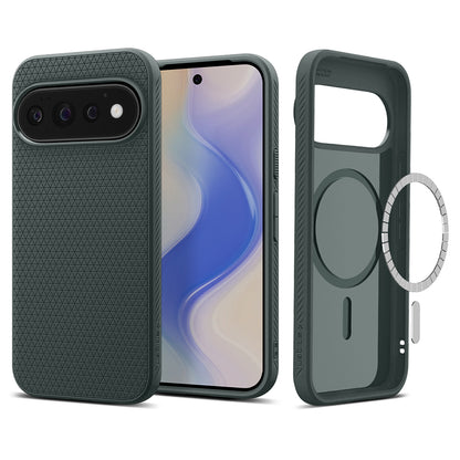 Husa MagSafe pentru Google Pixel 11 Pro, Spigen, Liquid Air, Verde ACS11858