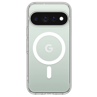 Husa MagSafe pentru Google Pixel 11 Pro, Spigen, Ultra Hybrid, Transparenta Alba ACS11431