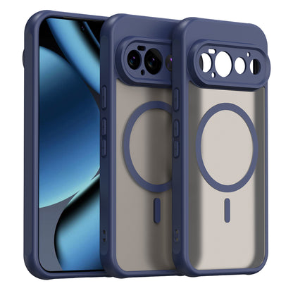 Husa MagSafe pentru Google Pixel 11 Pro, Techsuit, HaloFrost II, Bleumarin