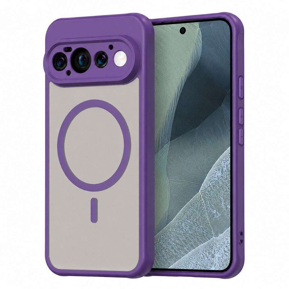 Husa MagSafe pentru Google Pixel 11 Pro, Techsuit, HaloFrost II, Mov