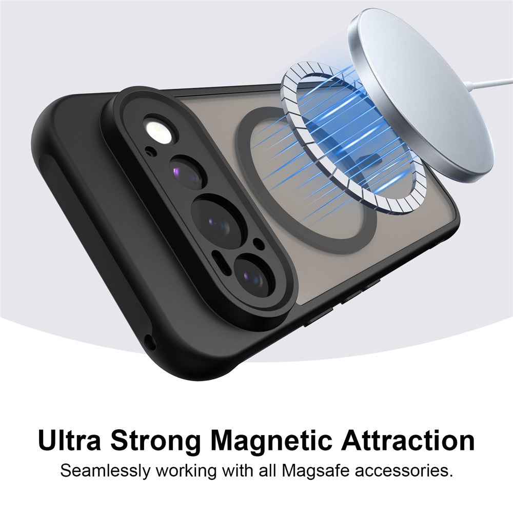 Husa MagSafe pentru Google Pixel 11 Pro, Techsuit, HaloFrost II, Neagra