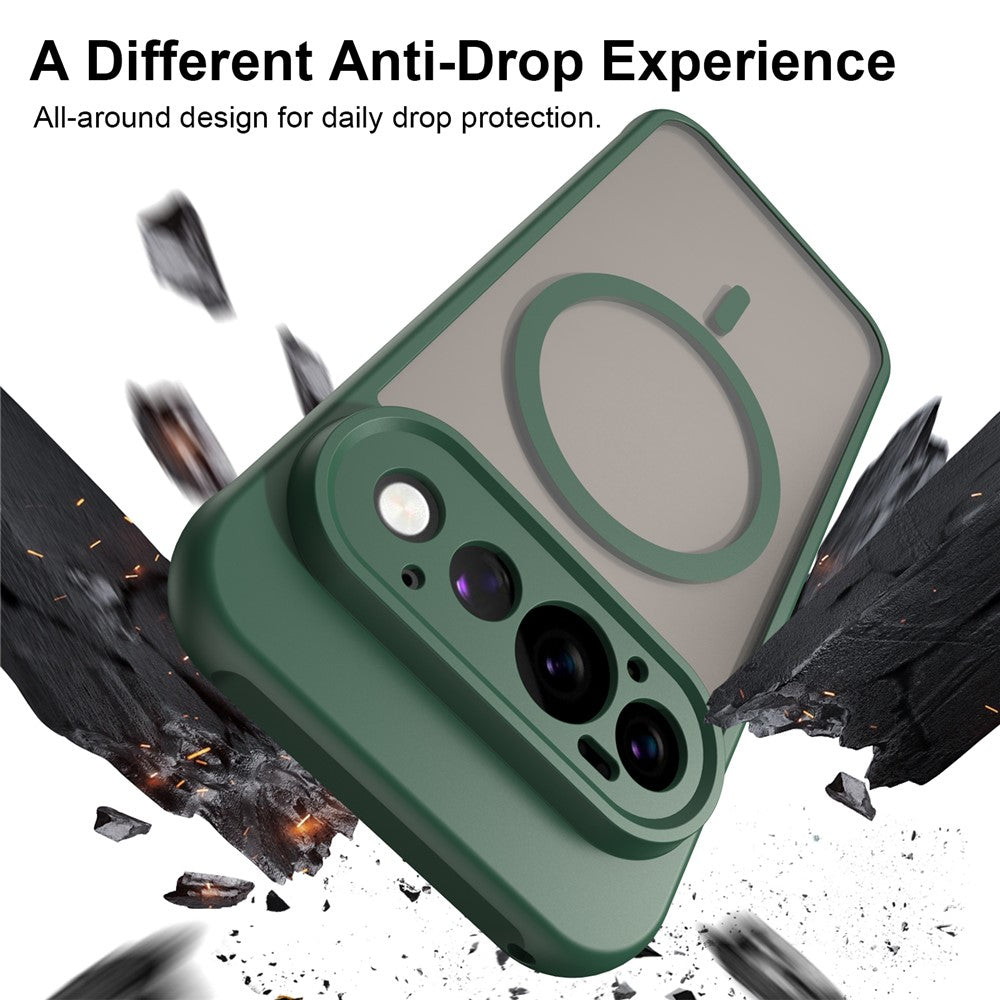 Husa MagSafe pentru Google Pixel 11 Pro, Techsuit, HaloFrost II, Verde