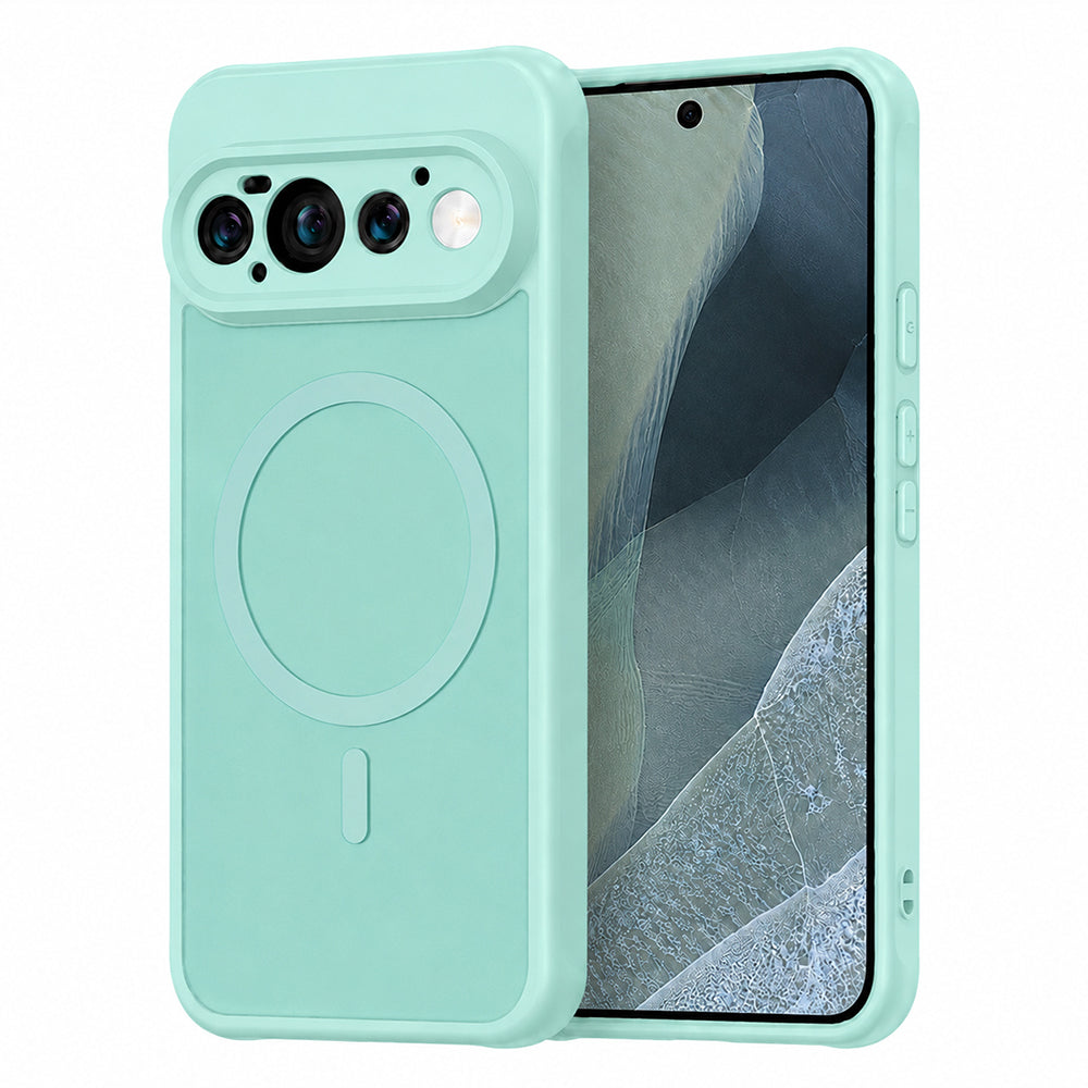 Husa MagSafe pentru Google Pixel 11 Pro, Techsuit, HaloFrost II, Verde Deschis