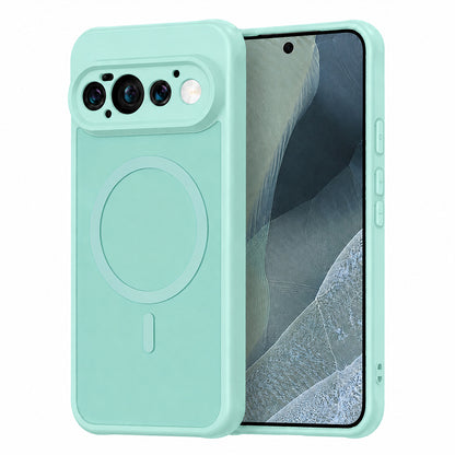 Husa MagSafe pentru Google Pixel 11 Pro, Techsuit, HaloFrost II, Verde Deschis