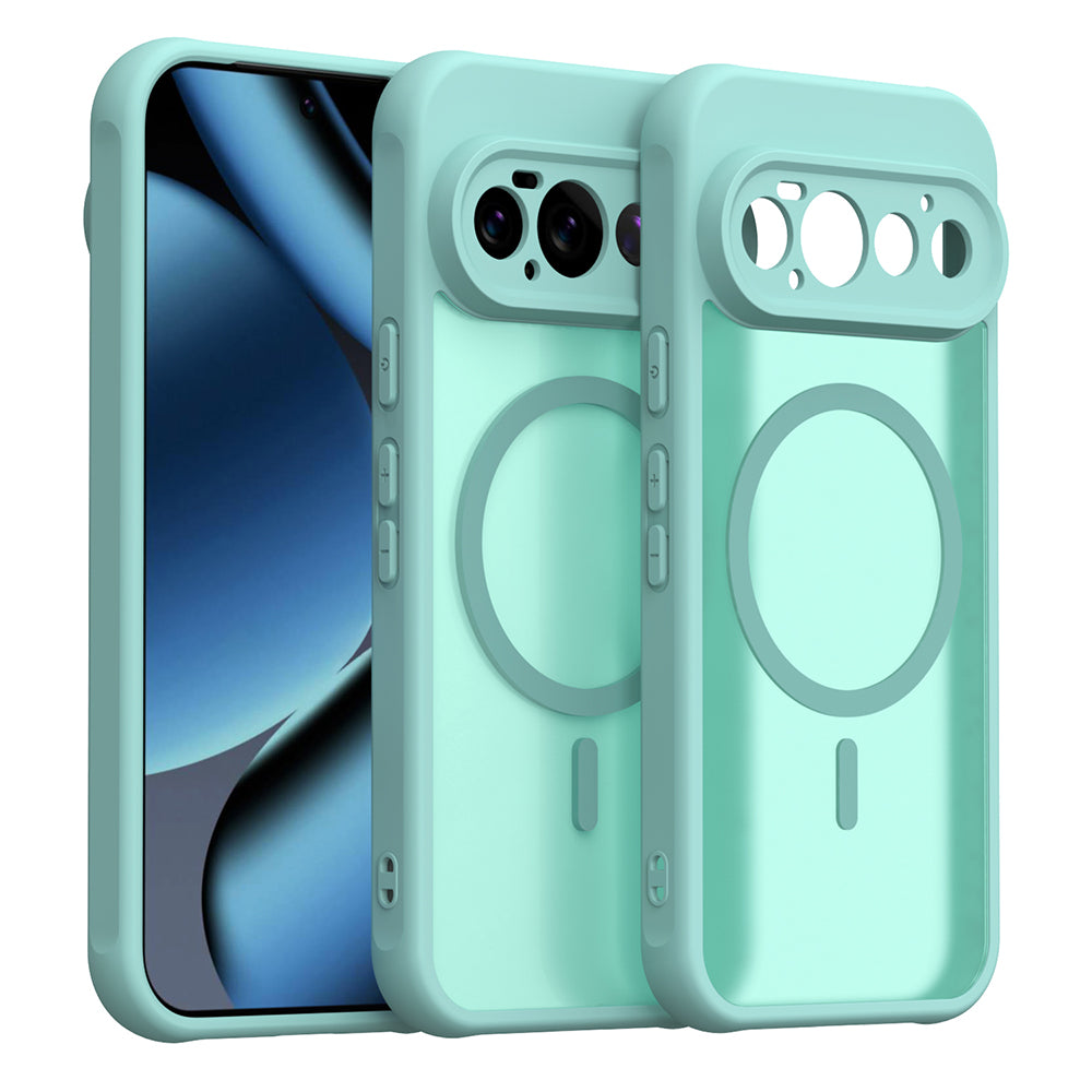 Husa MagSafe pentru Google Pixel 11 Pro, Techsuit, HaloFrost II, Verde Deschis