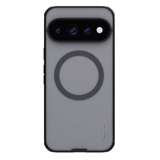 Husa MagSafe pentru Google Pixel 11 Pro XL, Nillkin, Super Shield Pro, Neagra Transparenta Satinata
