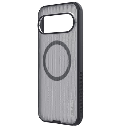 Husa MagSafe pentru Google Pixel 11 Pro XL, Nillkin, Super Shield Pro, Neagra Transparenta Satinata