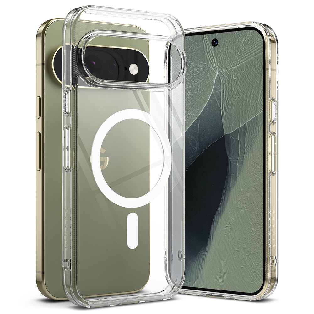Husa MagSafe pentru Google Pixel 11 Pro XL, Ringke, Fusion, Transparenta
