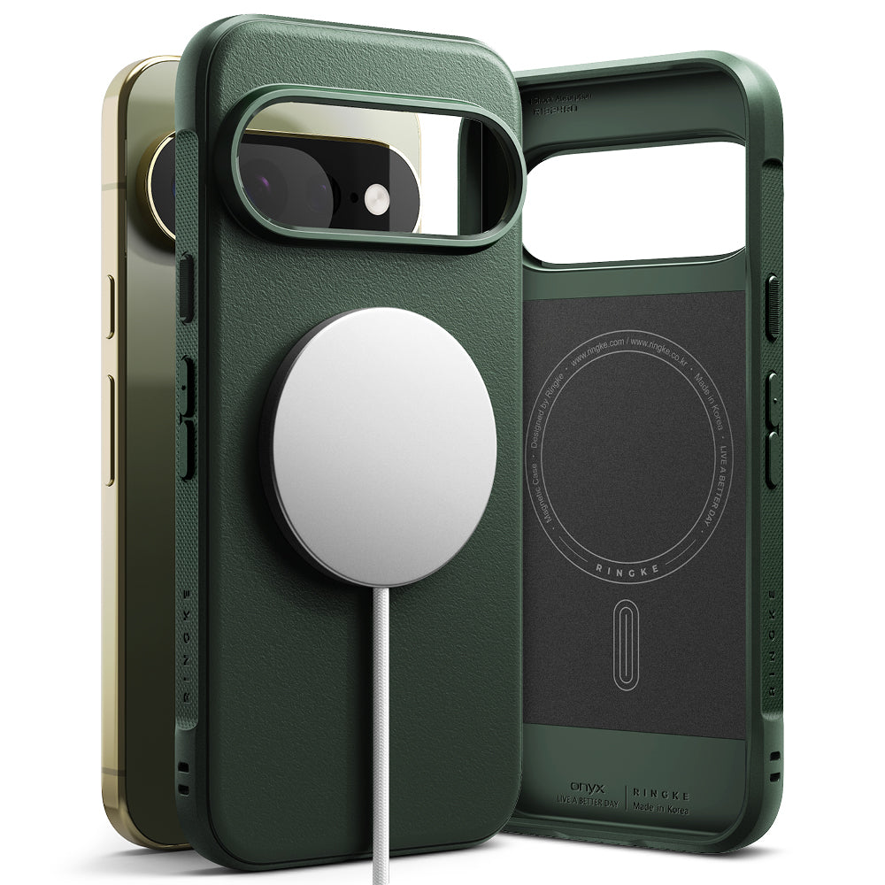 Husa MagSafe pentru Google Pixel 11 Pro XL, Ringke, Onyx, Verde Inchis