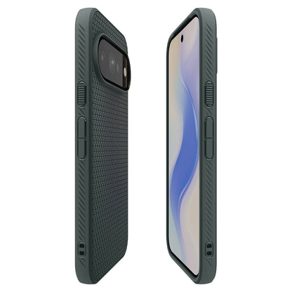 Husa MagSafe pentru Google Pixel 11 Pro XL, Spigen, Liquid Air, Verde ACS11863