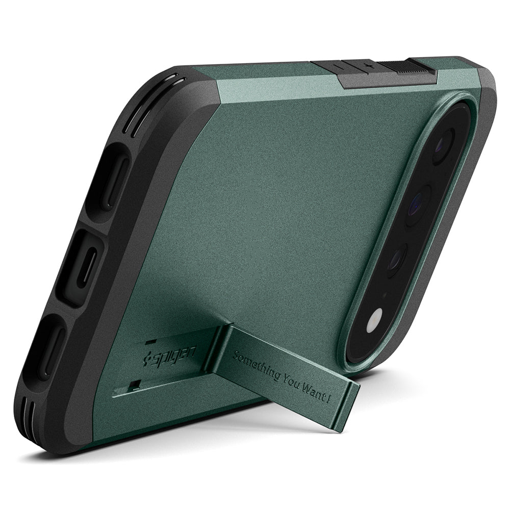 Husa MagSafe pentru Google Pixel 11 Pro XL, Spigen, Tough Armor, Verde ACS11864