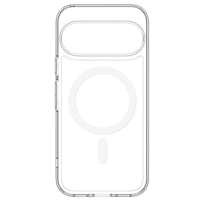 Husa MagSafe pentru Google Pixel 11 Pro XL, Spigen, Ultra Hybrid, Transparenta Alba ACS11451