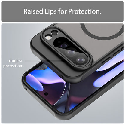 Husa MagSafe pentru Google Pixel 11 Pro XL, Techsuit, HaloFrost II, Neagra