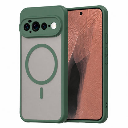 Husa MagSafe pentru Google Pixel 11 Pro XL, Techsuit, HaloFrost II, Verde