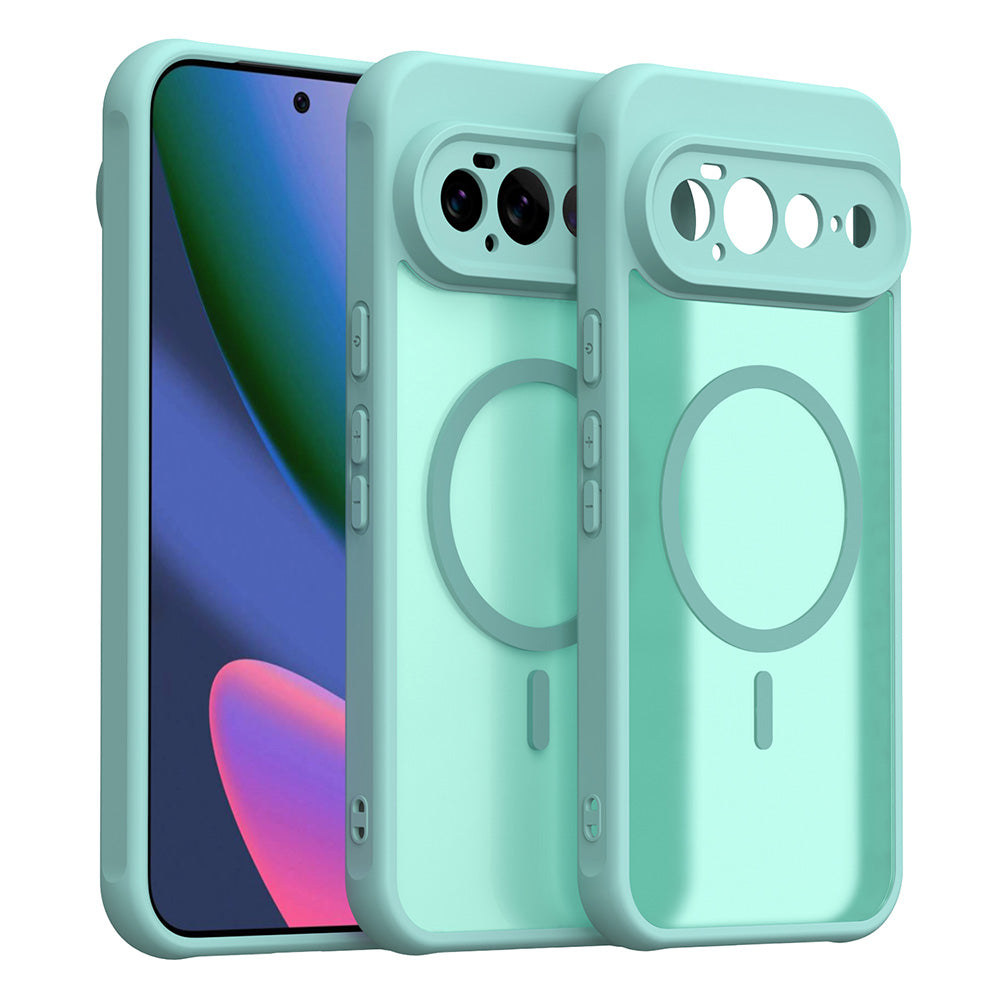 Husa MagSafe pentru Google Pixel 11 Pro XL, Techsuit, HaloFrost II, Verde Deschis