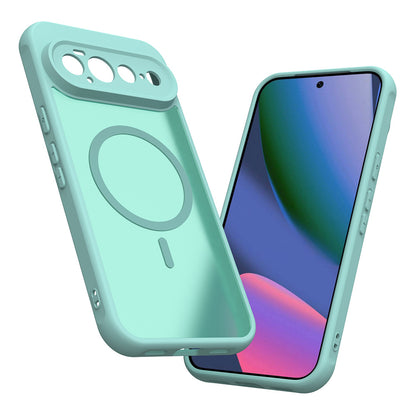 Husa MagSafe pentru Google Pixel 11 Pro XL, Techsuit, HaloFrost II, Verde Deschis