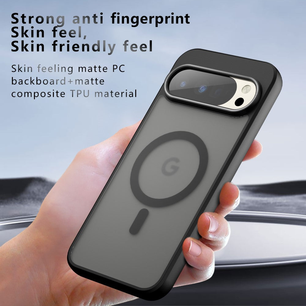 Husa MagSafe pentru Google Pixel 11 Pro XL, Techsuit, PureFrost, Neagra Satinata