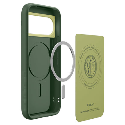 Husa MagSafe pentru Google Pixel 11, Spigen, Caseology Nano Pop, Verde ACS11446