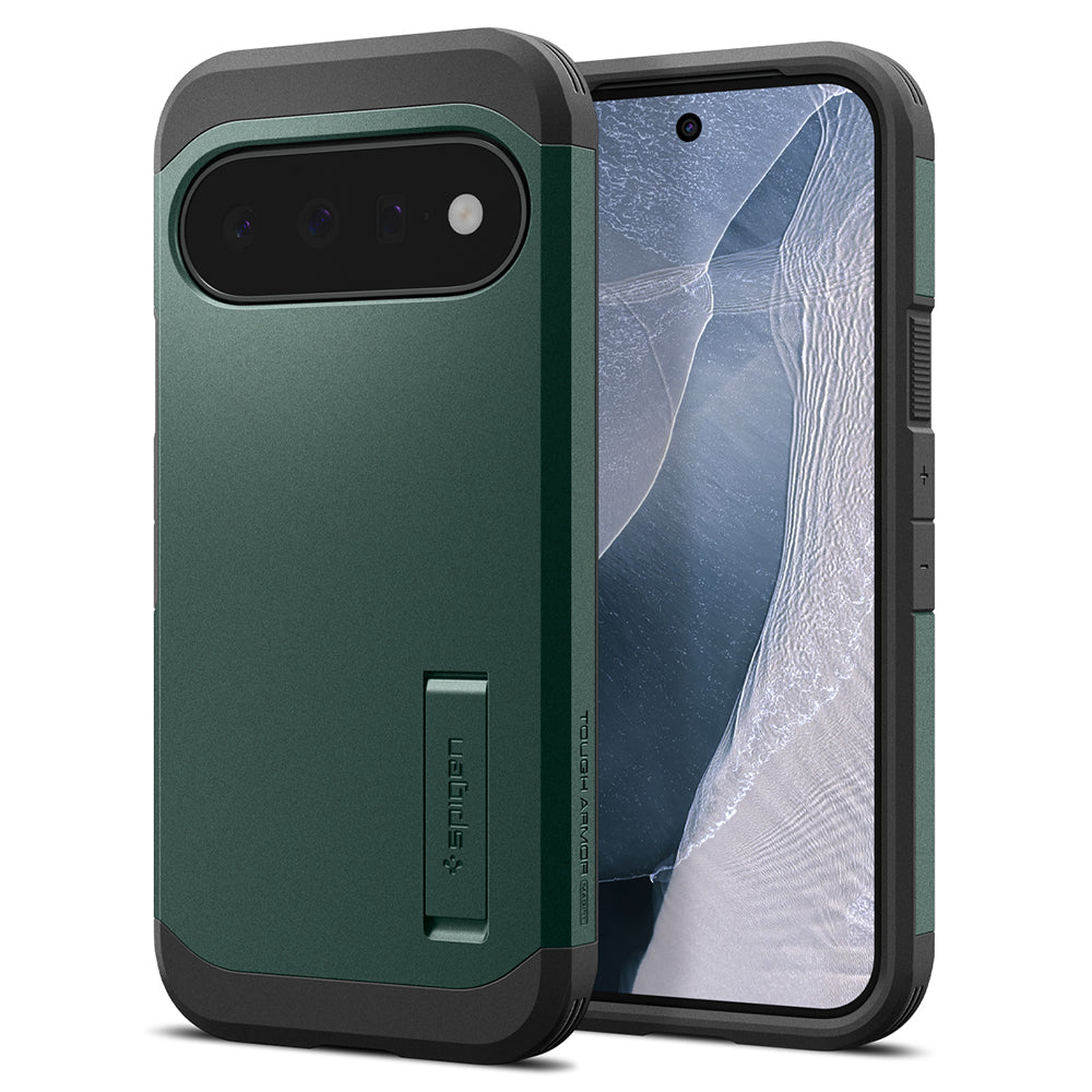 Husa MagSafe pentru Google Pixel 11, Spigen, Tough Armor, Verde ACS11854