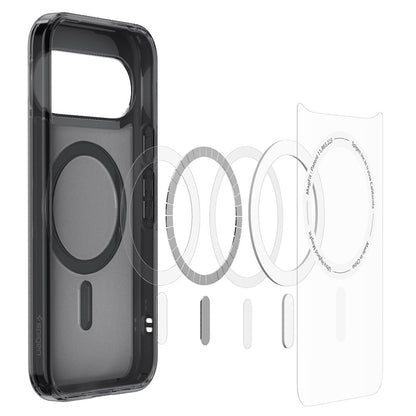 Husa MagSafe pentru Google Pixel 11, Spigen, Ultra Hybrid, Neagra Satinata ACS11442