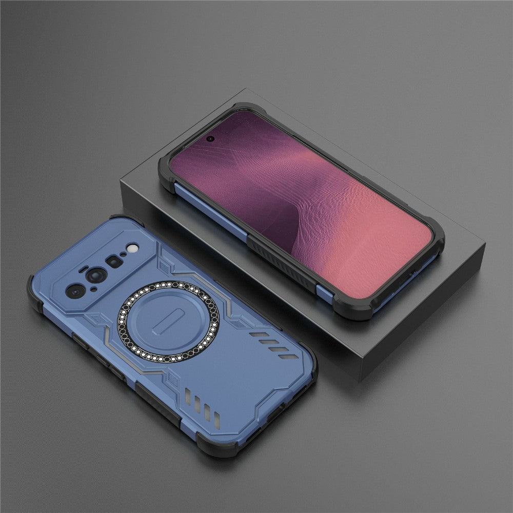 Husa MagSafe pentru Google Pixel 11, Techsuit, ArmorMag, Albastra