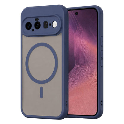 Husa MagSafe pentru Google Pixel 11, Techsuit, HaloFrost II, Bleumarin