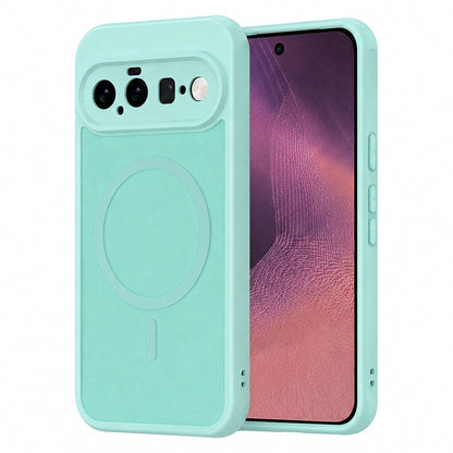Husa MagSafe pentru Google Pixel 11, Techsuit, HaloFrost II, Verde Deschis