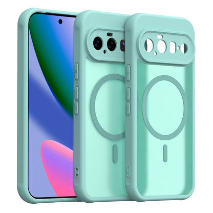 Husa MagSafe pentru Google Pixel 11, Techsuit, HaloFrost II, Verde Deschis
