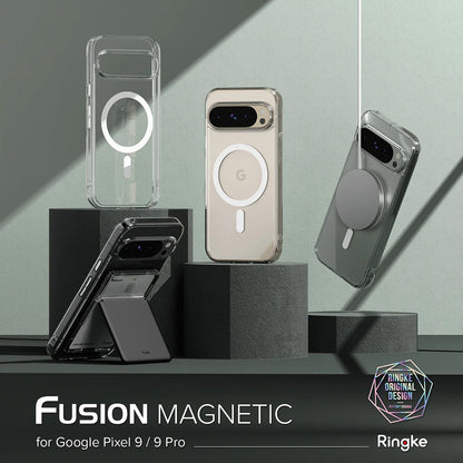 Husa MagSafe pentru Google Pixel 9 / 9 Pro, Ringke, Fusion, Transparenta