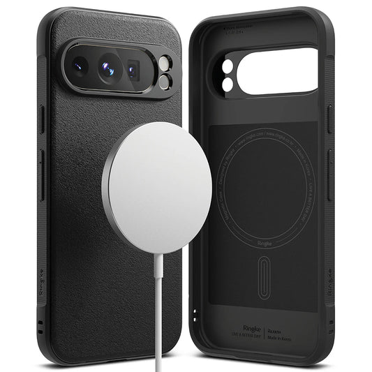 Husa MagSafe pentru Google Pixel 9 Pro, Ringke, Onyx, Neagra