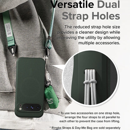 Husa MagSafe pentru Google Pixel 9 Pro, Ringke, Onyx, Verde Inchis