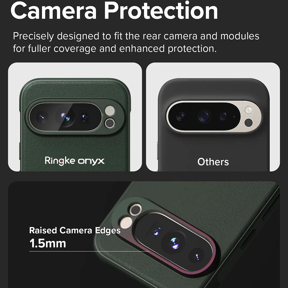 Husa MagSafe pentru Google Pixel 9 Pro, Ringke, Onyx, Verde Inchis