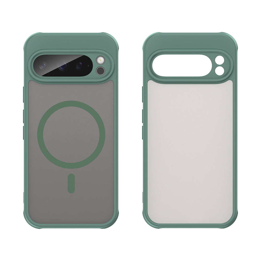 Husa MagSafe pentru Google Pixel 9 Pro, Techsuit, HaloFrost II, Verde