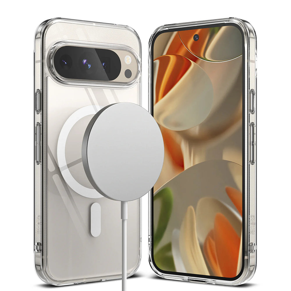 Husa MagSafe pentru Google Pixel 9 Pro XL, Ringke, Fusion, Transparenta