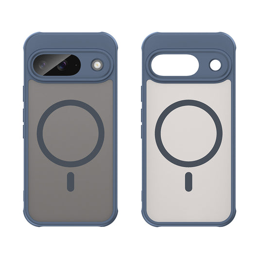 Husa MagSafe pentru Google Pixel 9, Techsuit, HaloFrost II, Bleumarin