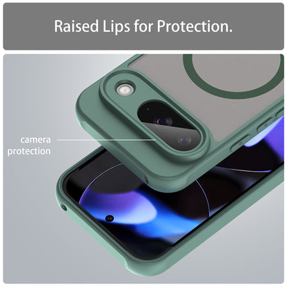 Husa MagSafe pentru Google Pixel 9, Techsuit, HaloFrost II, Verde
