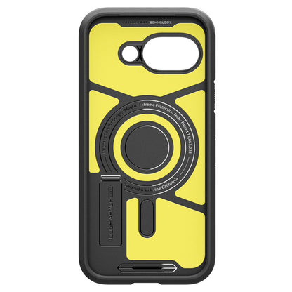 Husa MagSafe pentru Google Pixel 9a, Spigen, Tough Armor, Neagra