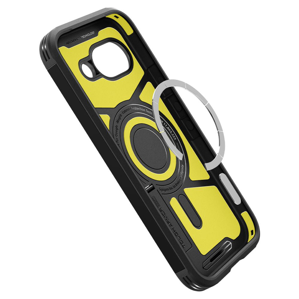 Husa MagSafe pentru Google Pixel 9a, Spigen, Tough Armor, Neagra