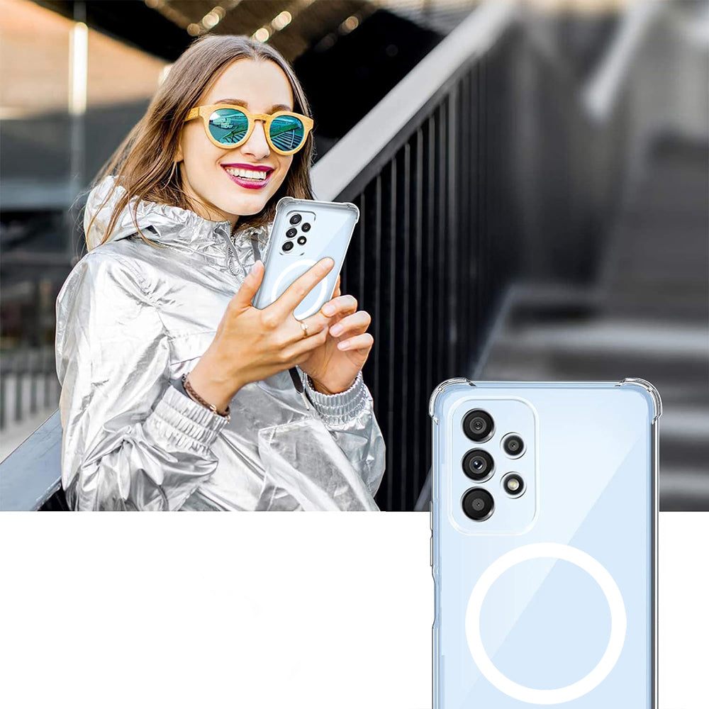 Husa MagSafe pentru Google Pixel 9a, Techsuit, Shockproof, Transparenta