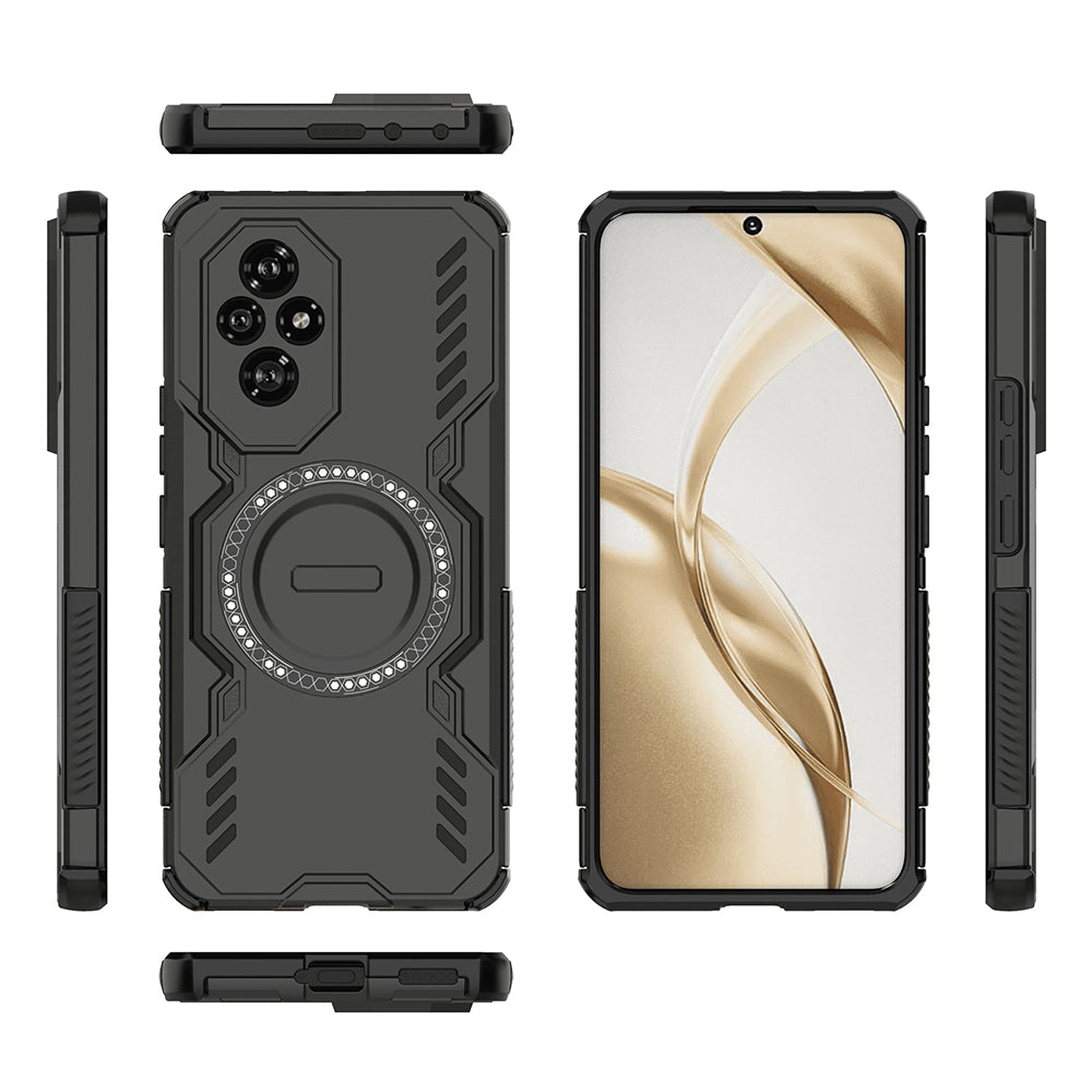 Husa MagSafe pentru Honor 200, Techsuit, ArmorMag, Neagra