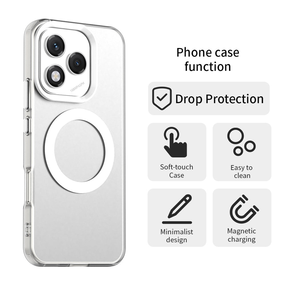 Husa MagSafe pentru Honor 400 Lite, Techsuit, CandyCase, Alba
