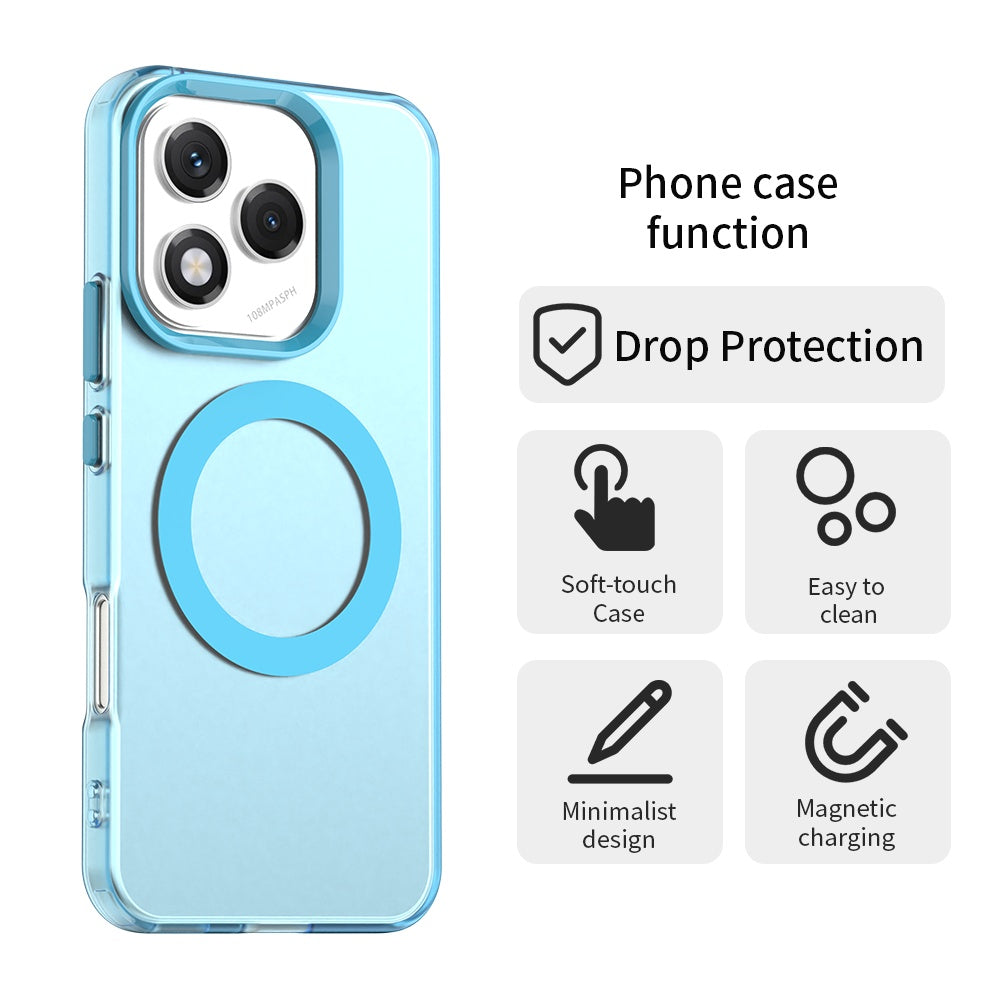 Husa MagSafe pentru Honor 400 Lite, Techsuit, CandyCase, Albastra