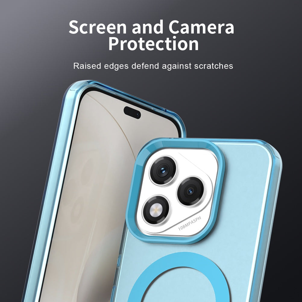 Husa MagSafe pentru Honor 400 Lite, Techsuit, CandyCase, Albastra