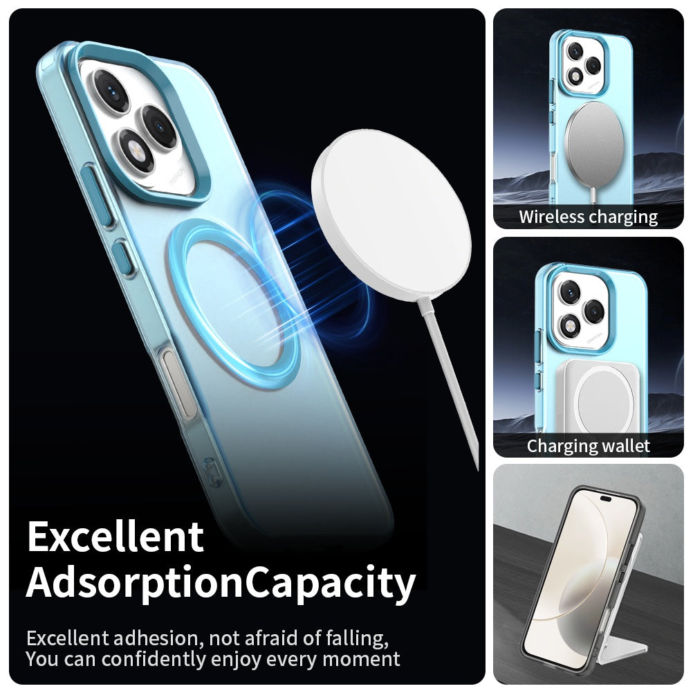 Husa MagSafe pentru Honor 400 Lite, Techsuit, CandyCase, Albastra