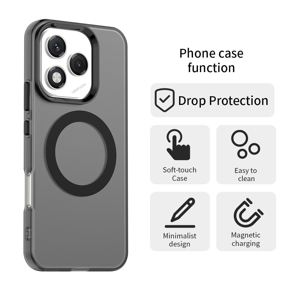Husa MagSafe pentru Honor 400 Lite, Techsuit, CandyCase, Neagra