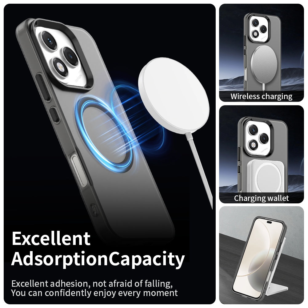 Husa MagSafe pentru Honor 400 Lite, Techsuit, CandyCase, Neagra