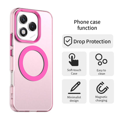 Husa MagSafe pentru Honor 400 Lite, Techsuit, CandyCase, Roz