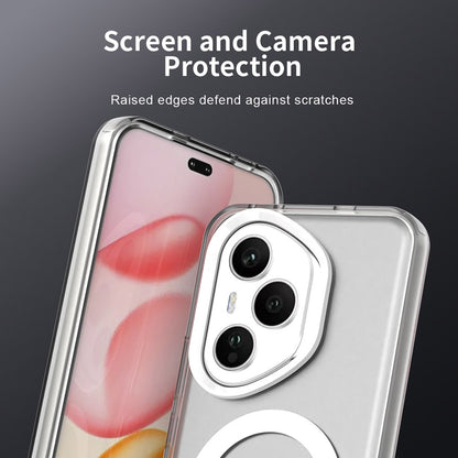 Husa MagSafe pentru Honor 400 Pro, Techsuit, CandyCase, Alba